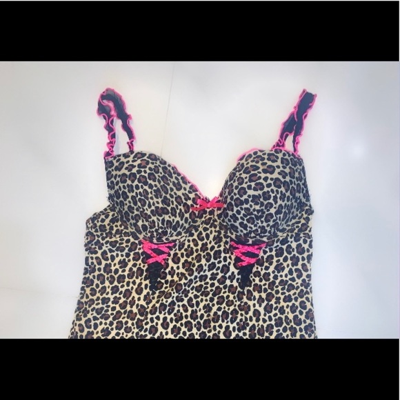 Victoria's Secret Other - Baby doll cheetah print victoria secret slip